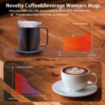 Smart Electric Coffee Mug Warmer Set for Desk Use - Image 6