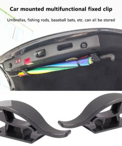 Versatile Car Seat Hooks for Umbrella & Storage Solutions