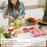 Stackable BPA-Free Food Containers - Space-Saving Airtight Set - Image 10