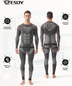 Alternative view of Men's Winter Compression Set for Peak Performance