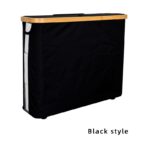 Eco-Friendly Bamboo Laundry Basket with Lid & Storage - Image 3