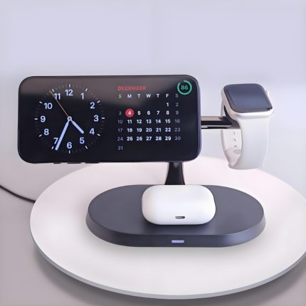 Magnetic 3-in-1 Wireless Charging Dock for Travel