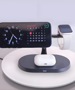 Magnetic 3-in-1 Wireless Charging Dock for Travel