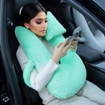 Car U-Shaped Neck Support Pillow - Plush Sleeping Cushion for Back Seat, Ergonomic Design for Comfortable Rest, Washable Cover, Ideal for Travel & Home Use, Travel Pillow|Cozy Car Accessory|Washable Cover - Image 8