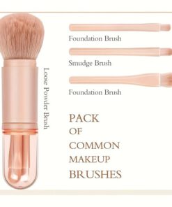Alternative view of 4-in-1 Double-Headed Makeup Brushes Set for Girls