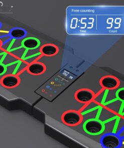 Alternative view of Versatile Push-Up Board with Timer for Home Fitness