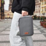 Gray Tech Travel Organizer Bag - Durable & Stylish Storage