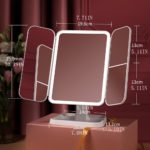 Compact Tri-Fold Vanity Mirror for Dorms & Salons - Image 5