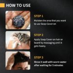 Men's Spice Scented Black Hair Soap Duo, 50 g,  2 Pack - Image 5