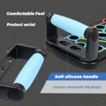 Compact Folding Push-Up Board with Resistance Bands - Image 9