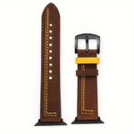 Retro Leather Watch Band for Apple: Soft & Stylish - Image 4