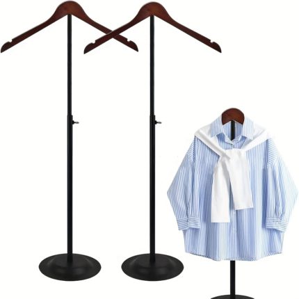 Women's Adjustable Metal Hangers - Flexible & Portable