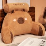 Anime Capybara Plush Pillow – Cozy Travel Companion - صورة 2