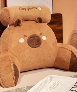 Alternative view of Anime Capybara Plush Pillow – Cozy Travel Companion