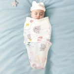 Soft Cotton Swaddle Set for Newborns 0-6 Months - Image 4