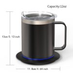 Smart Electric Coffee Mug Warmer Set for Desk Use - Image 2