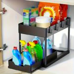 Maximize Space with 2-Tier Pull-Out Storage Organizer