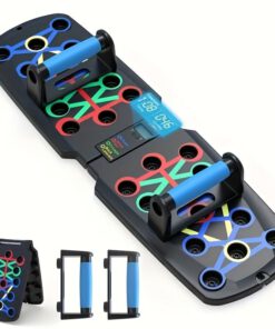 Versatile Push-Up Board with Timer for Home Fitness