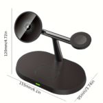 Magnetic 3-in-1 Wireless Charging Dock for Travel - Image 2