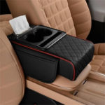 SUV & Truck Armrest Organizer with Cup Holders - Image 5