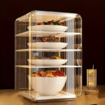 Transparent Multi-Layer Storage Rack for Home & Office - Image 2