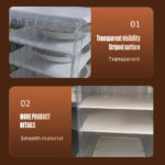 Transparent Multi-Layer Storage Rack for Home & Office - Image 8
