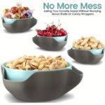 Dual-Compartment Pistachio Bowl - Scratch-Proof Snack Holder - Image 4