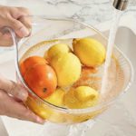 Clear Plastic Rice Washing Bowl with Drainage Holes - Image 8