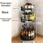 360-Degree Rotating Storage Rack - Durable, Customizable - Image 3