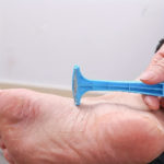 Blue Plastic Pedicure Rasp for Smooth, Healthy Feet - Image 3