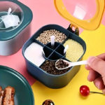 Kitchen Seasoning Organizer Box Set with Spoons - Image 4