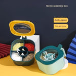 Kitchen Seasoning Organizer Box Set with Spoons - Image 7