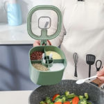 Kitchen Seasoning Organizer Box Set with Spoons - Image 6