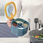 Kitchen Seasoning Organizer Box Set with Spoons - Image 2