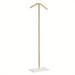 Space-Saving Metal Clothes Rack for Stylish Bedroom Use - Image 5