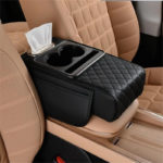 SUV & Truck Armrest Organizer with Cup Holders - Image 3