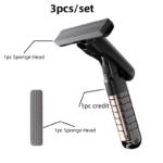 Compact Super Absorbent Sponge Mop Set for Multi-Surface Cleaning - Image 3