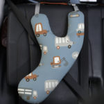 Y-Shaped Kids Travel Pillow for Car, Train & Plane Comfort - Image 9