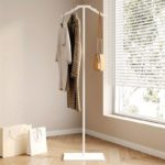 Space-Saving Metal Clothes Rack for Stylish Bedroom Use - Image 13