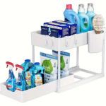 Maximize Space with 2-Tier Pull-Out Storage Organizer - Image 6