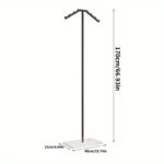 Space-Saving Metal Clothes Rack for Stylish Bedroom Use - Image 4