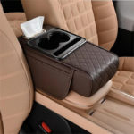 SUV & Truck Armrest Organizer with Cup Holders - Image 11