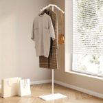Space-Saving Metal Clothes Rack for Stylish Bedroom Use - Image 11