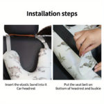 Y-Shaped Kids Travel Pillow for Car, Train & Plane Comfort - Image 7