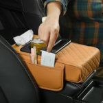 SUV & Truck Armrest Organizer with Cup Holders - Image 4