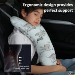 Y-Shaped Kids Travel Pillow for Car, Train & Plane Comfort - Image 2