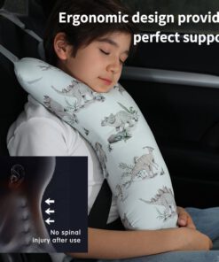 Alternative view of Y-Shaped Kids Travel Pillow for Car, Train & Plane Comfort