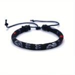 Vintage Ethnic 3 D Fabric Bracelets - Handwoven Set of 4 - Image 7