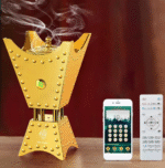 Electric Incense Burner with Quran Speaker, Remote Control & App – Model SQ-668 - Image 4