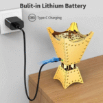 Electric Incense Burner with Quran Speaker, Remote Control & App – Model SQ-668 - Image 6